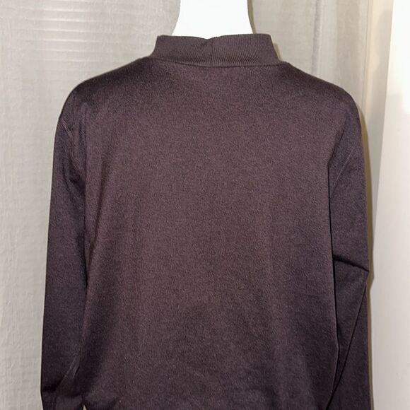 cozecore 2X for Old Navy Plum Wine Cropped Crewneck Fleece Pullover Sweatshirt - Picture 4 of 11